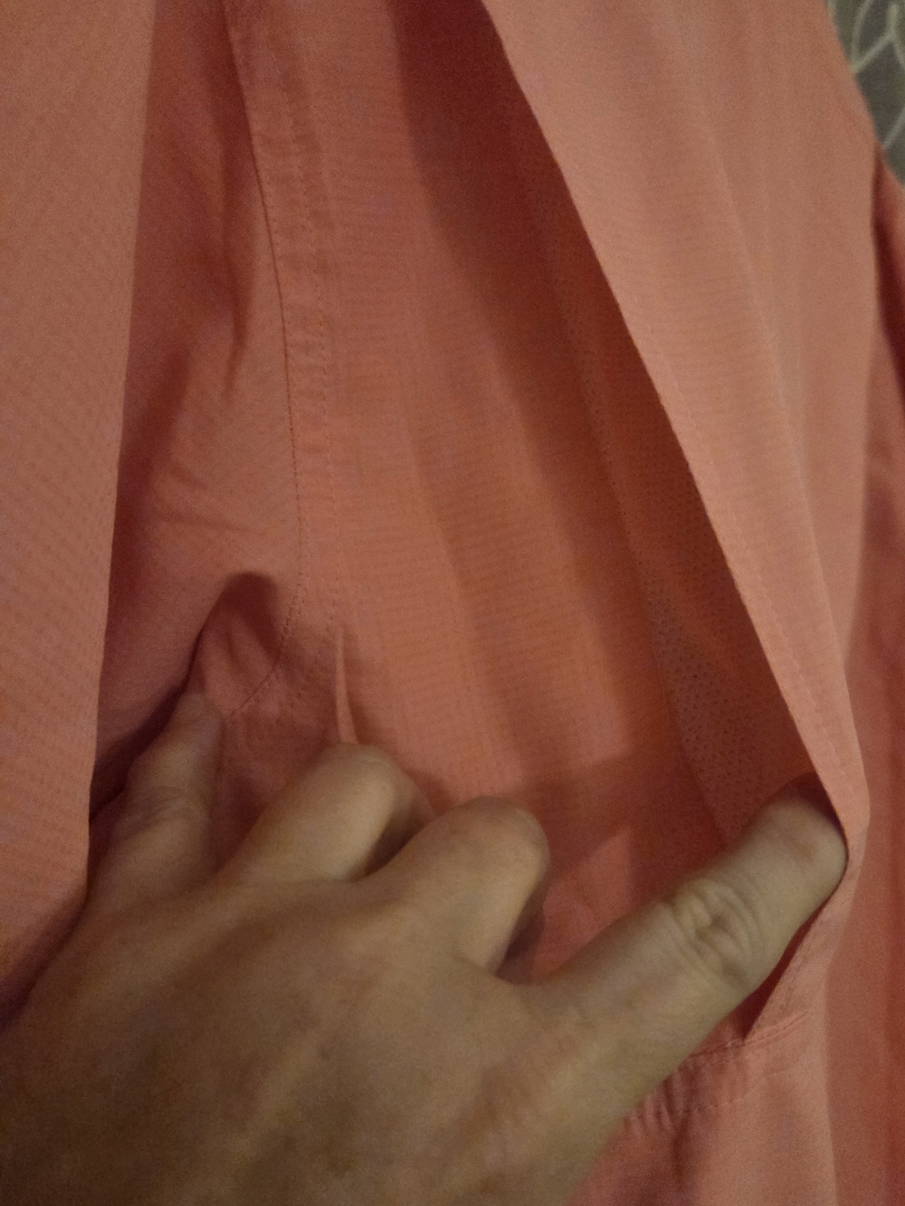 Habitz Men's Short-Sleeve Salmon Button-Down Fishing Shirt. Size L - Picture 5 of 6